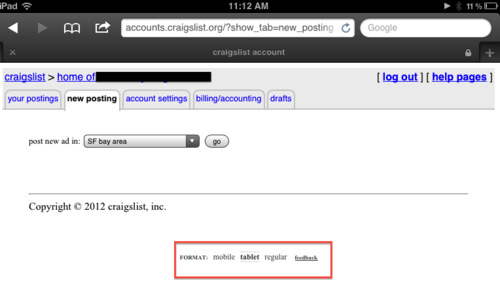 New mobile version Alt text