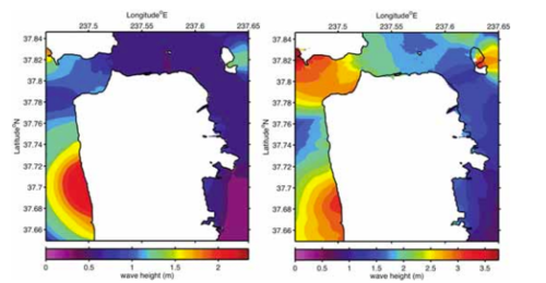 Tsunami scenarios Alt text